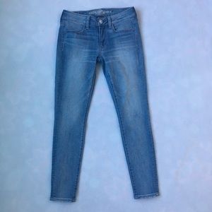 American Eagle Light-Wash Jeggings